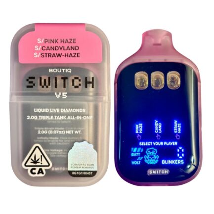 BOUTIQ SWITCH V5 (3 in 1) “PINK HAZE” x “CANDYLAND” x “STRAW-HAZE” (SATIVA)