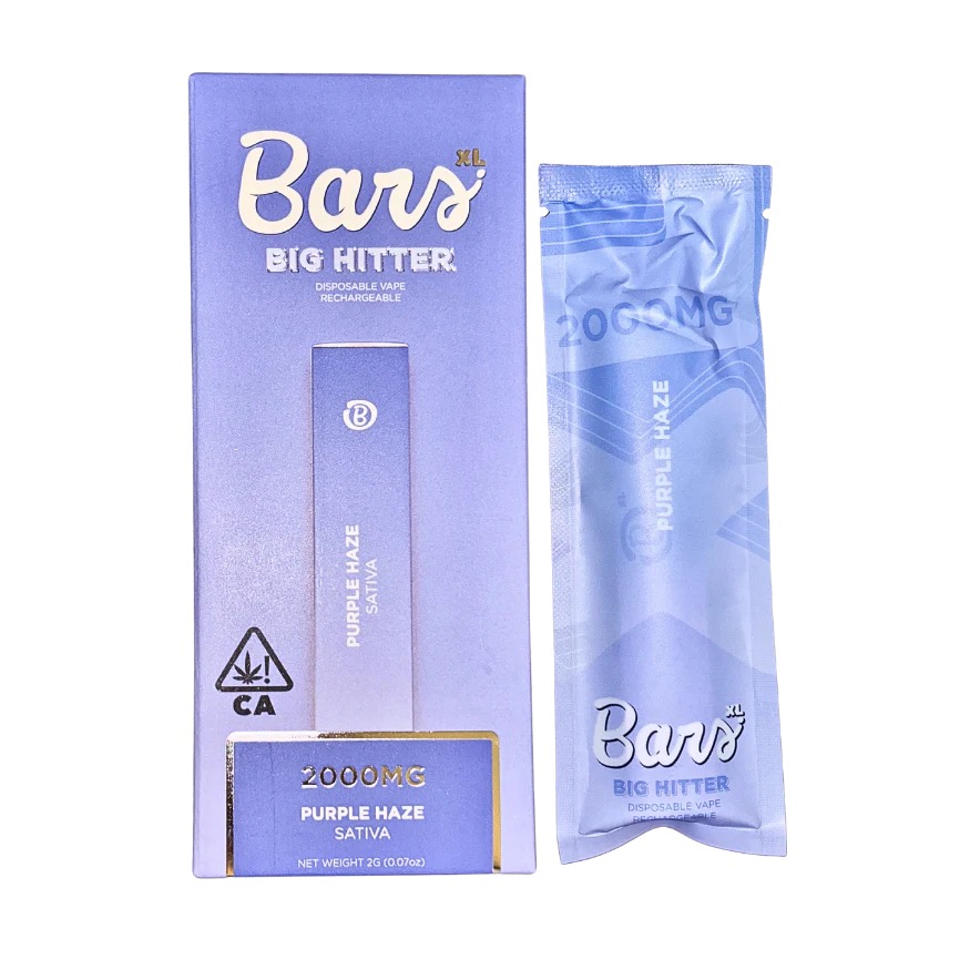 BARS XL “PURPLE HAZE” 2G DISPOSABLE