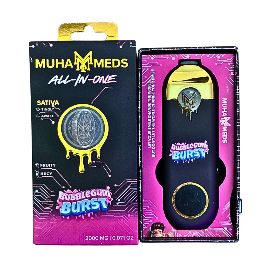 MUHA MEDS “BUBBLEGUM BURST” 2G DISPOSABLE