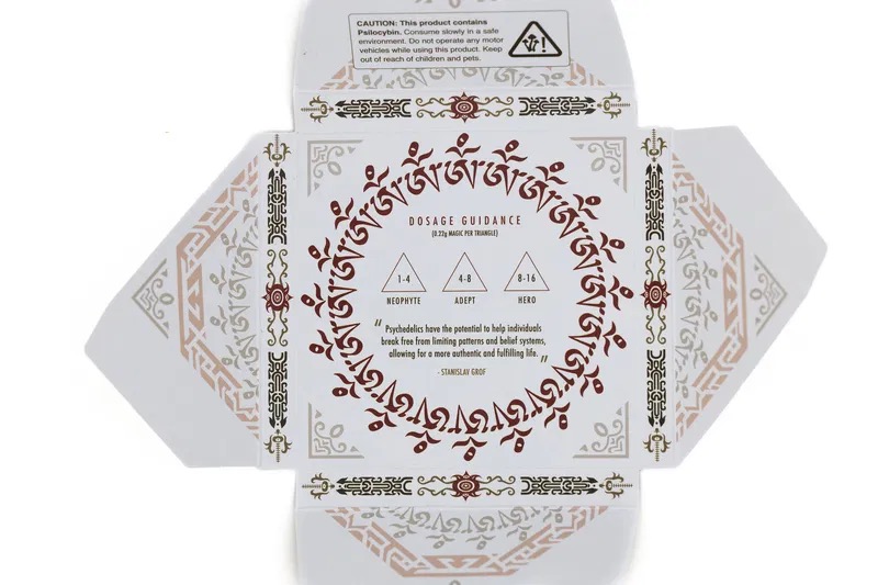 MANTRA – SHROOMS ORGANIC CHOCOLATE BARS – 3.5GM PER BAR (16 PIECES PER BAR – 4 PIECES PER SERVING – 4 SERVINGS PER BAR) MANTRA – SHROOMS ORGANIC CHOCOLATE BARS – 3.5GM PER BAR (16 PIECES PER BAR – 4 PIECES PER SERVING – 4 SERVINGS PER BAR)