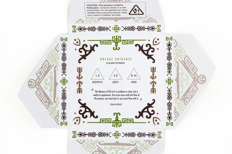 MANTRA – SHROOMS ORGANIC CHOCOLATE BARS – 3.5GM PER BAR (16 PIECES PER BAR – 4 PIECES PER SERVING – 4 SERVINGS PER BAR) MANTRA – SHROOMS ORGANIC CHOCOLATE BARS – 3.5GM PER BAR (16 PIECES PER BAR – 4 PIECES PER SERVING – 4 SERVINGS PER BAR)