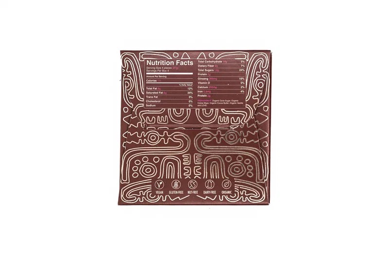 MANTRA – SHROOMS ORGANIC CHOCOLATE BARS – 3.5GM PER BAR (16 PIECES PER BAR – 4 PIECES PER SERVING – 4 SERVINGS PER BAR) MANTRA – SHROOMS ORGANIC CHOCOLATE BARS – 3.5GM PER BAR (16 PIECES PER BAR – 4 PIECES PER SERVING – 4 SERVINGS PER BAR)