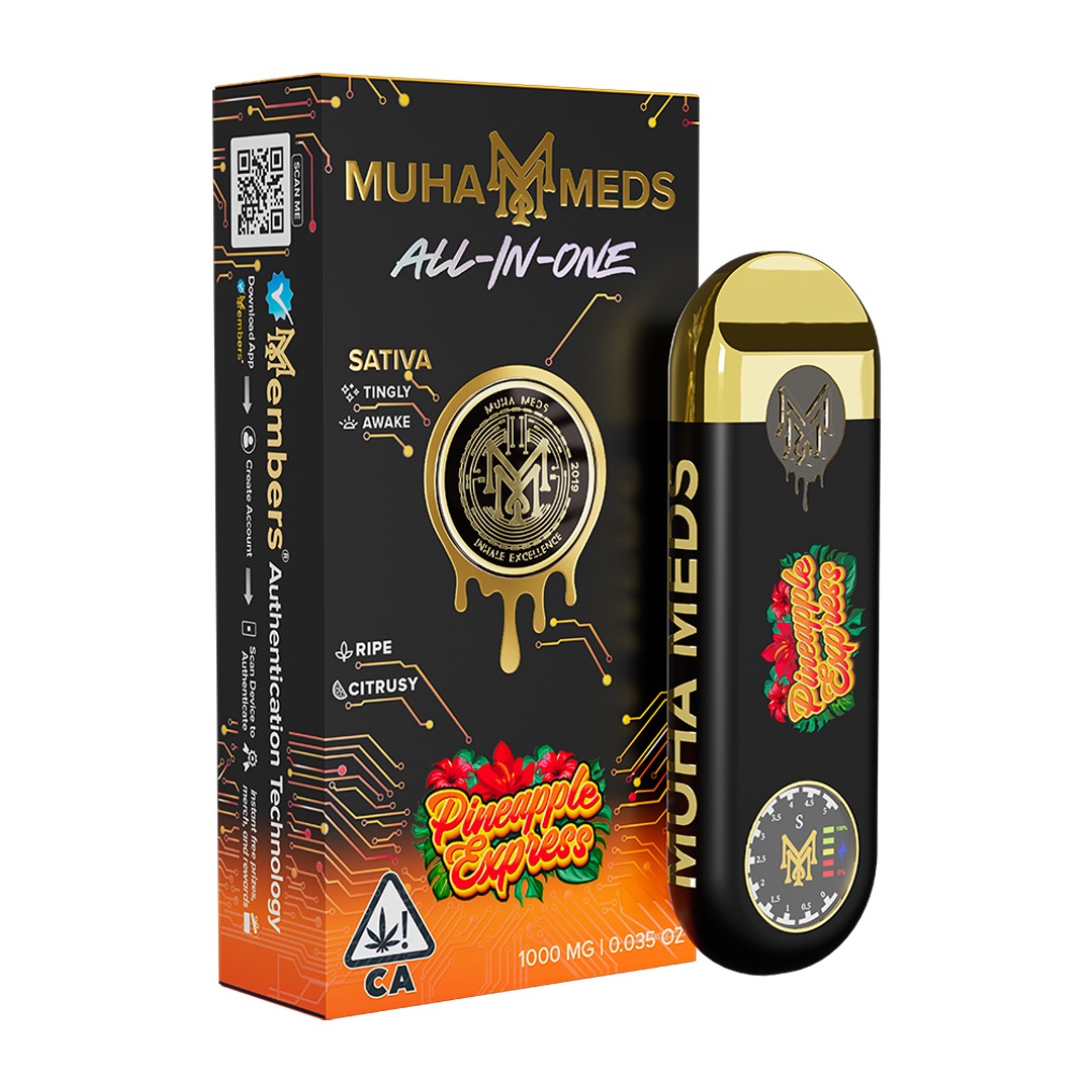 New Muha Gen 3 Pineapple Express Sativa | 1000MG New Muha Gen 3 Pineapple Express Sativa | 1000MG