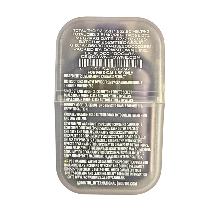 BOUTIQ SWITCH V5 (3 in 1) “GRAPE APE” x “JELLY ROLL” x “RAINBOW BELTS” (INDICA)